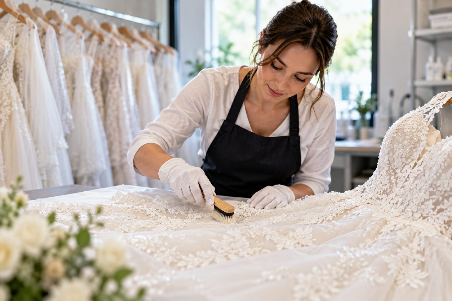 Wedding Dress Steaming