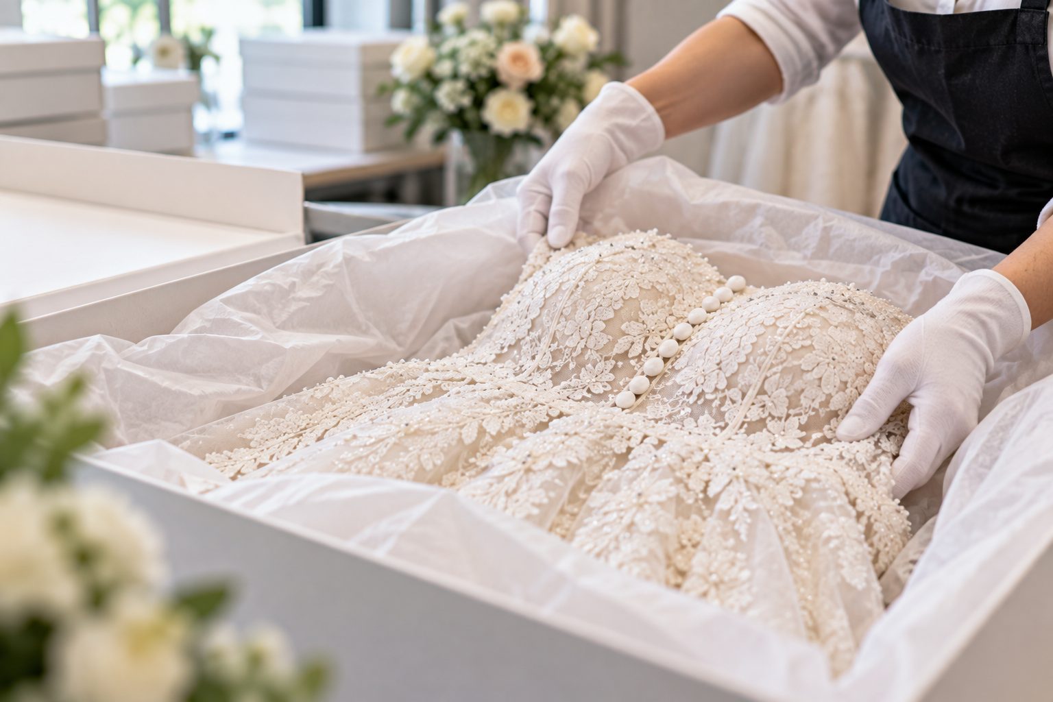 Wedding Dress Steaming